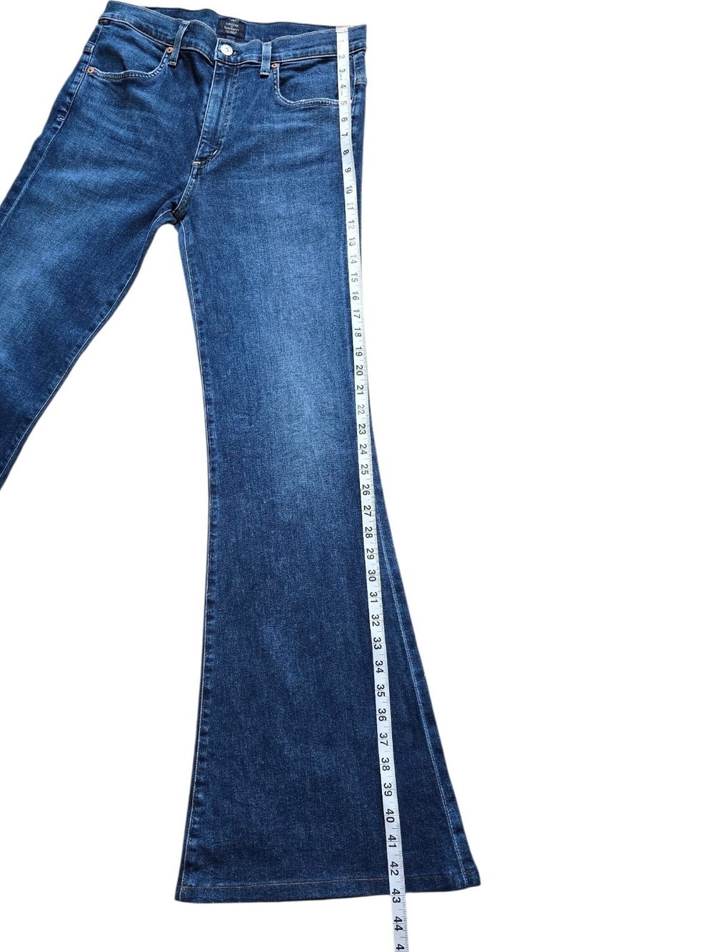 Citizens of Humanity Jeans Size 30 Blue Chloe Mid Rise Super Flare - Picture 11 of 16
